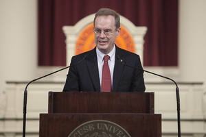 Syracuse University Chancellor Kent Syverud announced the search committee for SU's next athletic director on Wednesday afternoon.