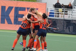 Syracuse took down Louisville, 2-1, on Friday afternoon thanks to Lies Lagerweij's overtime game-winner.