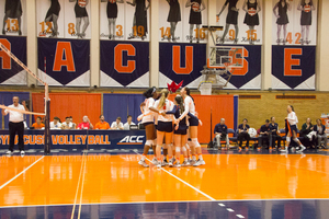 Syracuse grabbed just its fourth victory this season in its five-set win over Louisville. The Orange was able to limit its errors on Sunday even as the Cardinals weren't able to. 