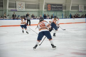 SU's defense allowed four goals in the second period in what ended up being a 4-3 loss in its first game of the new year. 