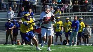 Owen Hiltz scored four of his six goals in the second half to help No. 6 Syracuse to an eight-goal win over No. 20 Delaware.