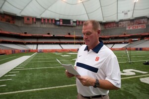 Scott Shafer was officially announced as Syracuse's next head coach Wednesday. Shafer has been the Orange's defensive coordinator for four seasons.