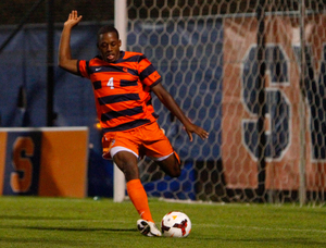 Jordan Murrell takes the majority of Syracuse's set pieces. The defender takes about 20 practice set pieces before each practice each week.