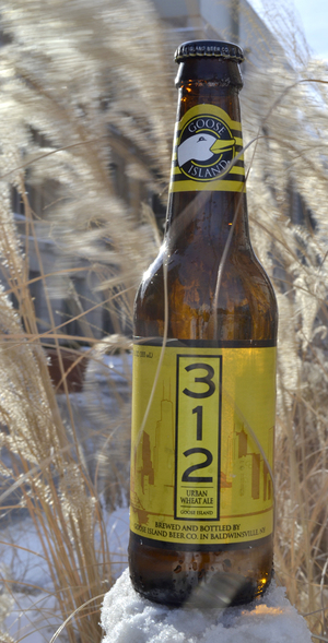 The Goose Island 312 Urban Wheat Ale offers a lighter option to heavy stout drinks. 