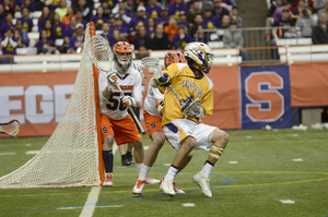 Senior Dominic Lamolinara starts games for the Orange. But junior Bobby Wardwell has taken over at halftime in each of the Orange's first two games, and head coach John Desko said the team will continue that approach. 