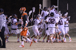 Virginia dominated at the faceoff X, beating Syracuse 17-12 Saturday night. The Orange has struggled mightily at the X in its last two games and is still searching for its first ACC win. 