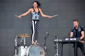 Matt and Kim electrify the crowd at Juice Jam 2015.