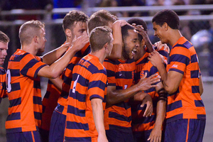 Ben Polk scored two goals as Syracuse defeated No. 2 Clemson to advance in the ACC tournament. 