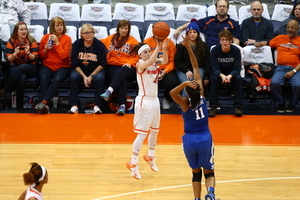 Maggie Morrison is having the best stretch of her career for Syracuse and has scored in double digits in three of Syracuse's last five games. 