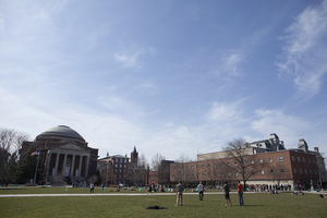 Several polling stations are located all around the Syracuse University campus for students who are registered to vote in the New York primary on Tuesday.