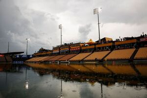 Following a three-hour rain delay, Syracuse defeated Duke in the ACC Championship after switching fields. 