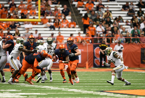 Dontae Strickland became Syracuse's first 100-yard rusher since the 2015 season opener.