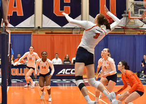 Anastasiya Gorelina has at least nine kills in each of the last seven games, including a career-high 20 kills against Boston College. 