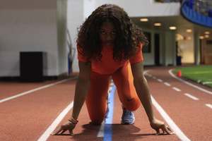 Kadejhia Sellers helped her high school basketball team to it's best season in three decades before she came to college. 