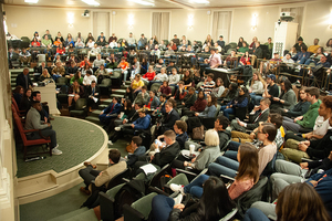 Syracuse University’s College Republican and College Democrats held a debate in the Maxwell Auditorium on Thursday. 
