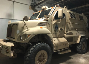 The city receives the equipment free through military surplus programs. 
