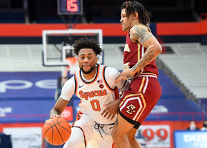 Alan Griffin had 14 points in Syracuse's win over Boston College. The Orange moved above .500 in conference play.