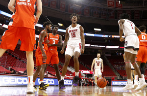 Syracuse plays against NC State in the second round of the ACC Tournament on Wednesday afternoon.