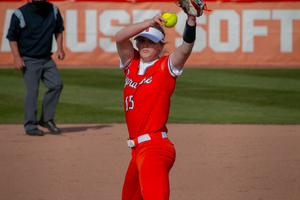 Syracuse's relief pitchers gave up 13 of the Orange's 16 allowed runs on Sunday.