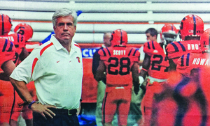 Greg Robinson led Syracuse football from 2005-08 and won two Super Bowls with the Denver Broncos.

