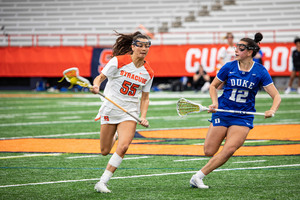 Syracuse scored a season-high 12 goals in the third quarter against Louisville.