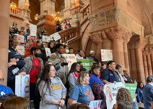 Members of Syracuse University's InclusiveU program gathered in Albany on Feb. 8 for Student Empowerment Day. Over 40 representatives from SU’s InclusiveU program and other disability resource programs traveled to Albany in supported of two state senate bills which would increase funding for resources and expand state aid programs for students with disabilities.