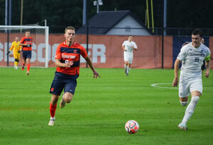 Syracuse equalized 13 seconds after conceding to extend its unbeaten streak to 17 matches. SU hasn't lost a road game in nearly 700 days