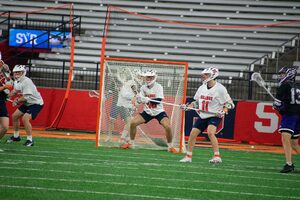 Syracuse goalie Will Mark has been named the ACC Defensive Player of the Week following his 17-save performance in No. 6 SU’s win over Delaware.