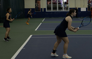 Syracuse’s Viktoriya Kanapatskaya (right) and Miyuka Kimoto (left) have earned a spot in the NCAA Doubles Championships.