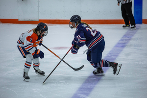 Syracuse scored both a power play and short-handed goal on Saturday to defeat Robert Morris 4-1 for the second consecutive day.