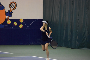 Shiori Ito had wins in singles and doubles matches against Drexel Sunday, helping to fill the void of leading singles performer Miyuka Kimoto.